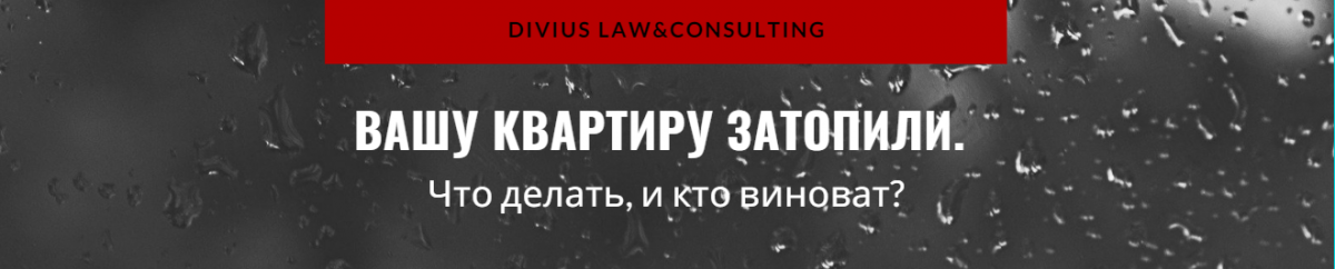 Вашу квартиру затопили. Что делать, и кто виноват?